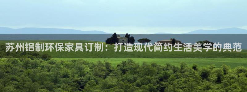 杏耀代理登录中心怎么进：苏州铝制环保家具订制：打造现代简约生