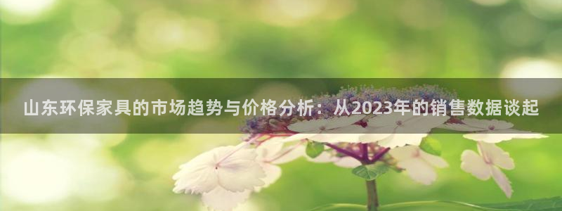 杏耀官网网站：山东环保家具的市场趋势与价格分析：从2023年
