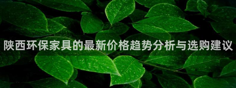 杏耀平台服务中心：陕西环保家具的最新价格趋势分析与选购建议